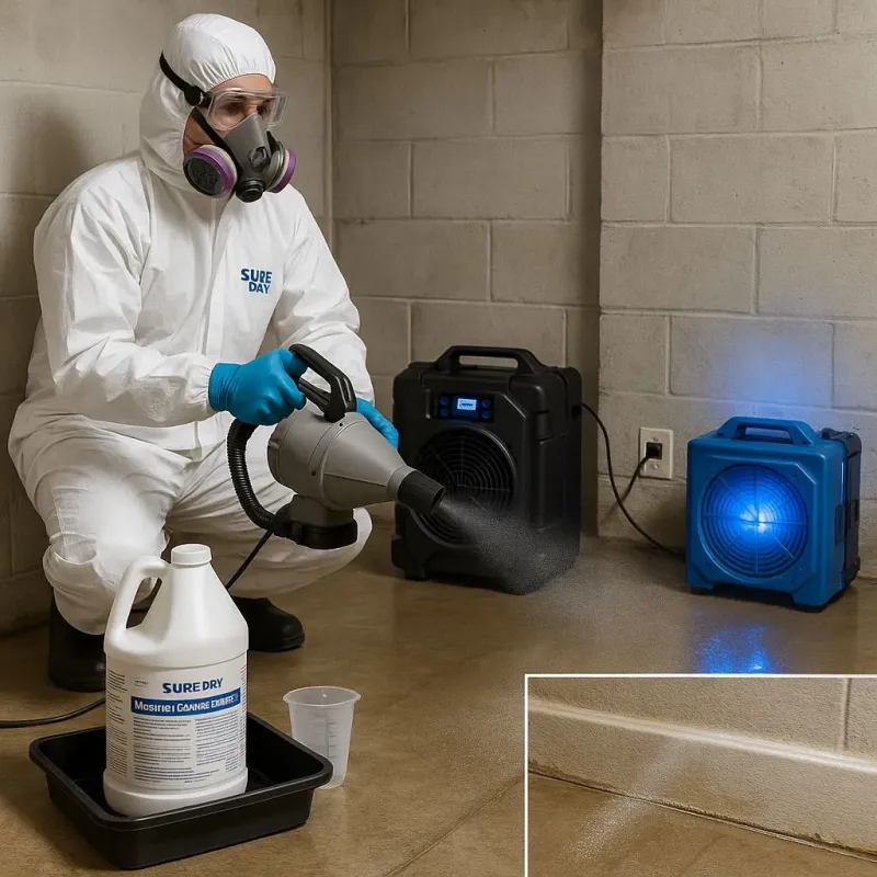 Sanitization and Odor Removal process in Mebane, NC