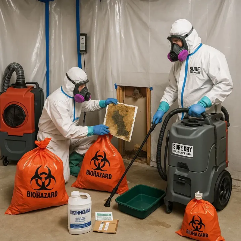 Contaminated Water Handling Protocols process in Mebane, NC